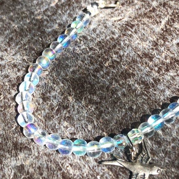 Iridescent Swallow Charm Bracelet - Picture 9 of 10